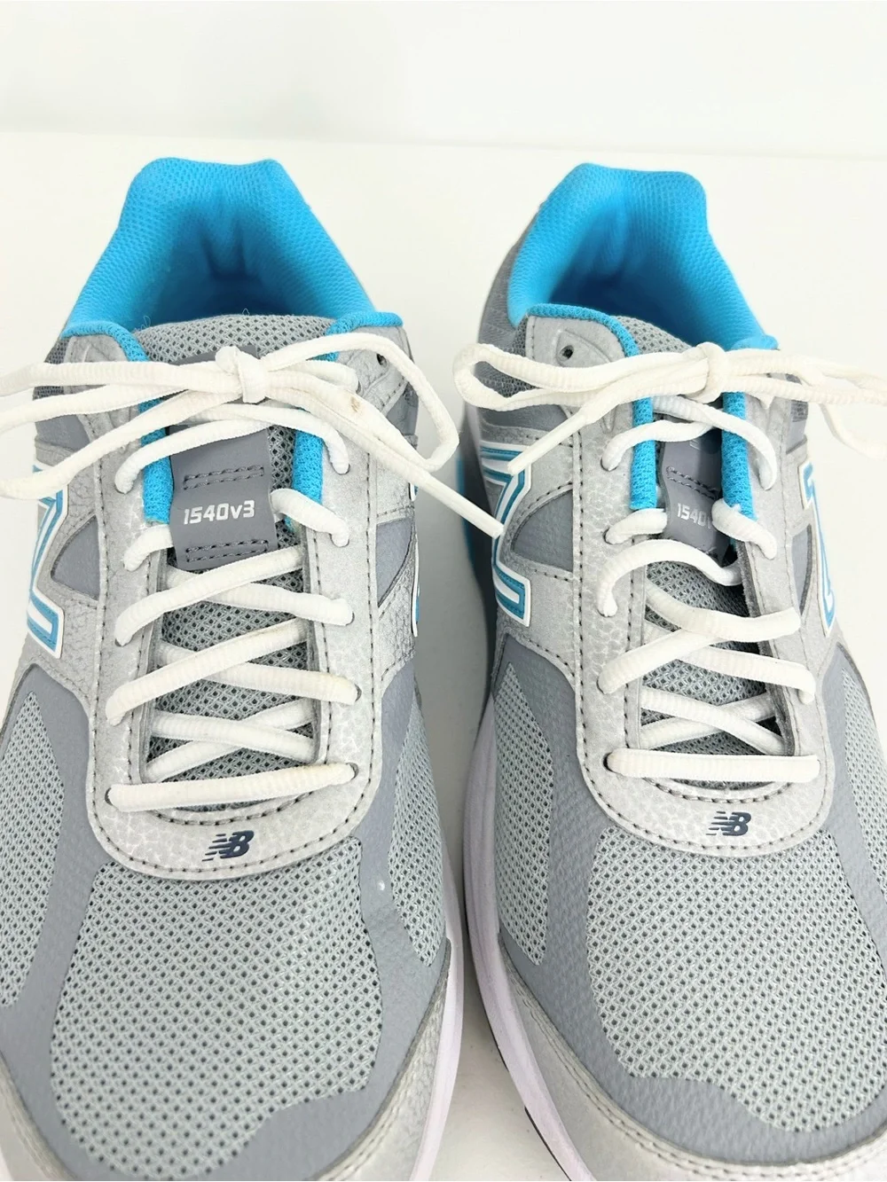 New Balance 1540v3 Silver/Polaris Running Shoes Size 10